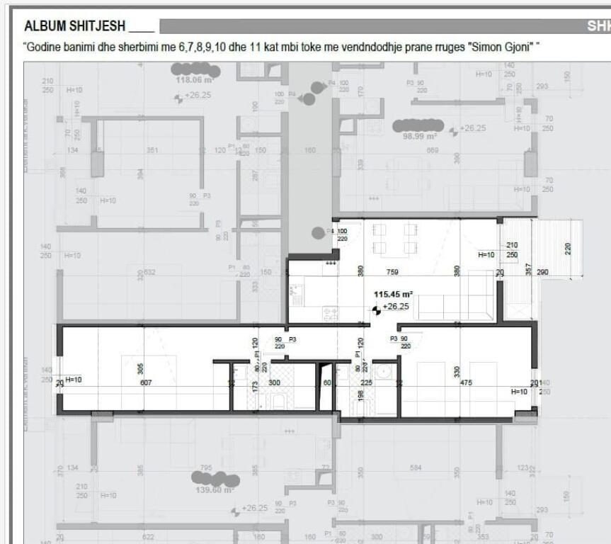 SHITET : 2+1+2wc📍Ish Fusha e Aviacionit (Mei's Residence) - 175,500€ - S.115m² || Punime te nje cilesie maksimale🔥1520€/m²🔥