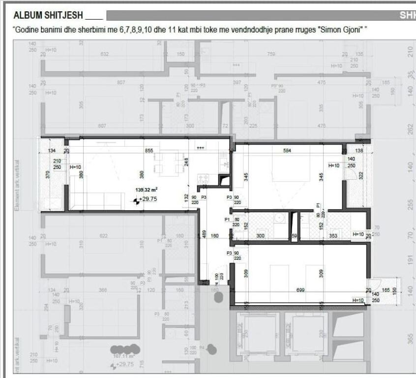 SHITET : 2+1+2wc📍Ish Fusha e Aviacionit (Mei's Residence) - 211,770€ - S.139m² || Punime te nje cilesie maksimale🔥1520€/m²🔥