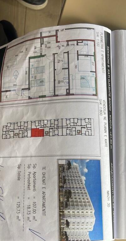 Kamez, Rruga D.Trump/ Shitet apartament 2+1+2 i perfunduar