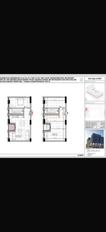 Shitet apartament 1+1 – Fillimi i Bulevardit të Ri