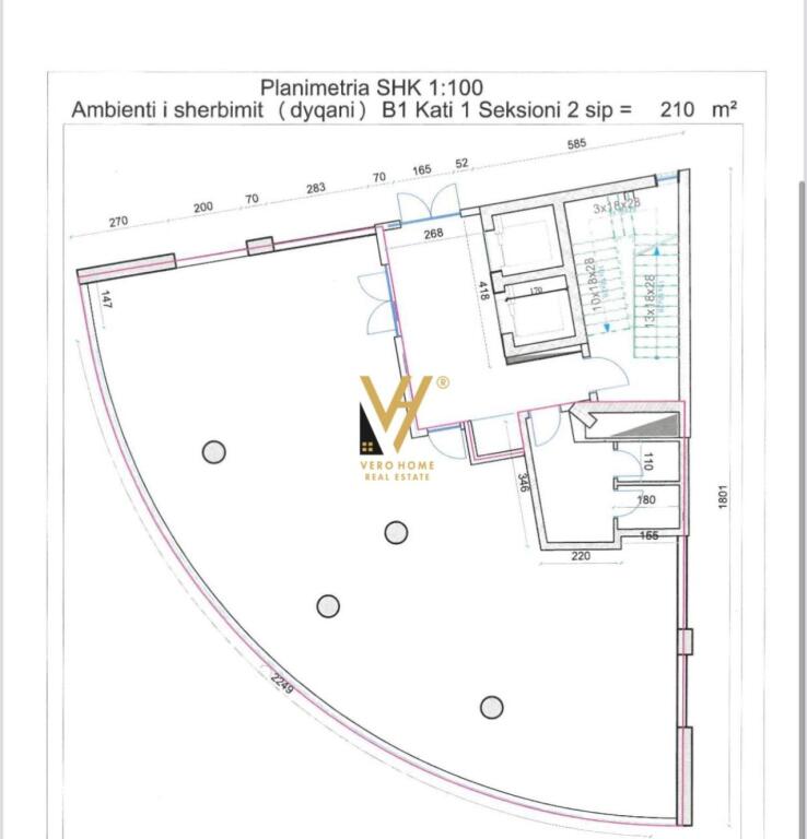 JEPET AMBIENT BIZNESI 210 M2 ME QERA TE PALLATI ME SHIGJETA 2.450 EURO