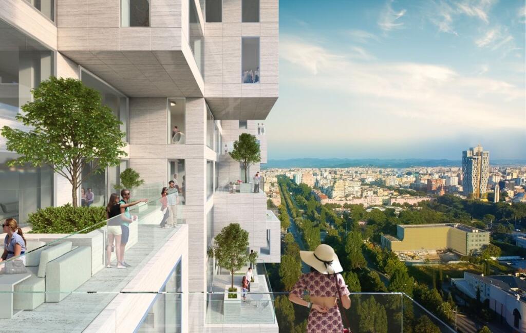 In vendita, Appartamento 2+1+2, Downtown One Tirana