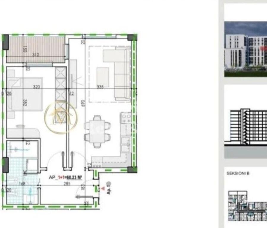 Shitje | Apartament 1 + 1 |Kamez | 56000 €