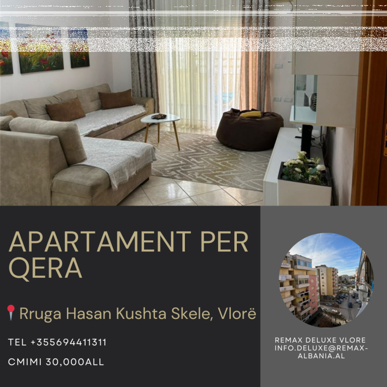 Apartament 2+1 per Qera