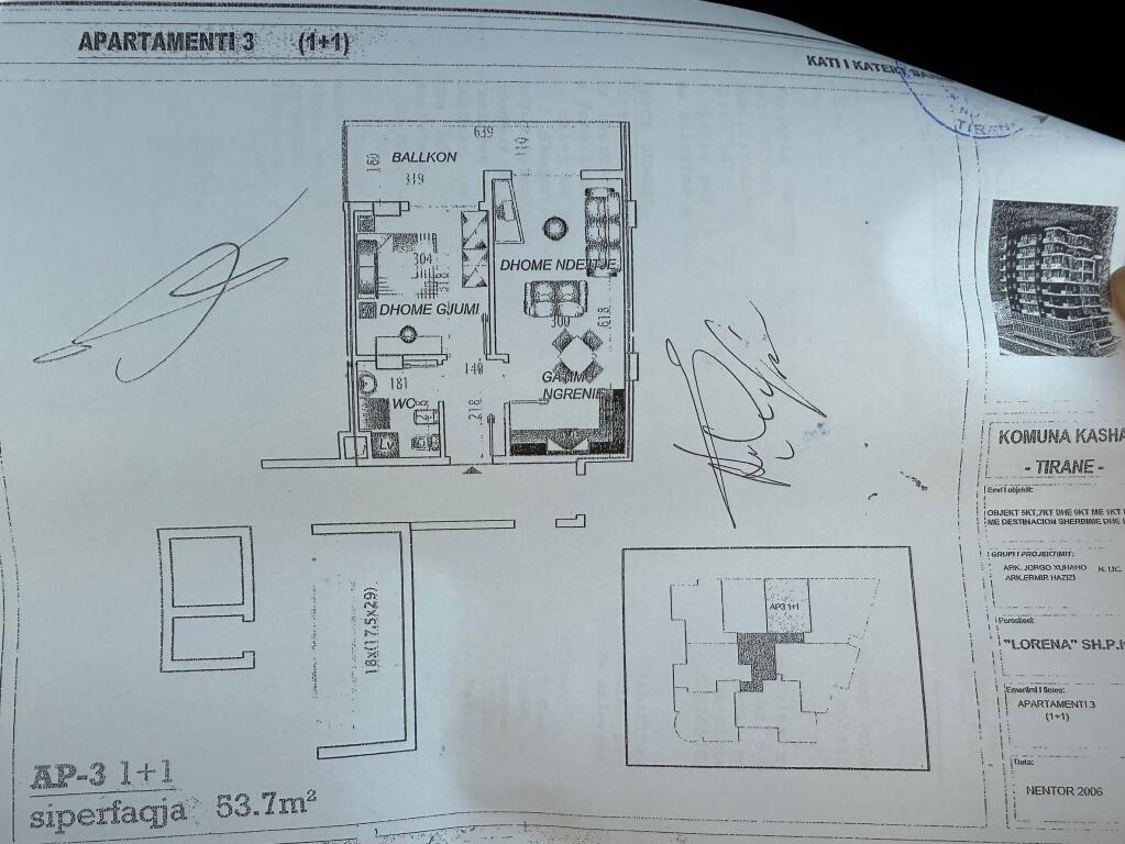 Shitet okazion apartament 1+1 (53.7m2) 67,000 euro tek Terminali (parkim i garantuar poshte palllatit)
