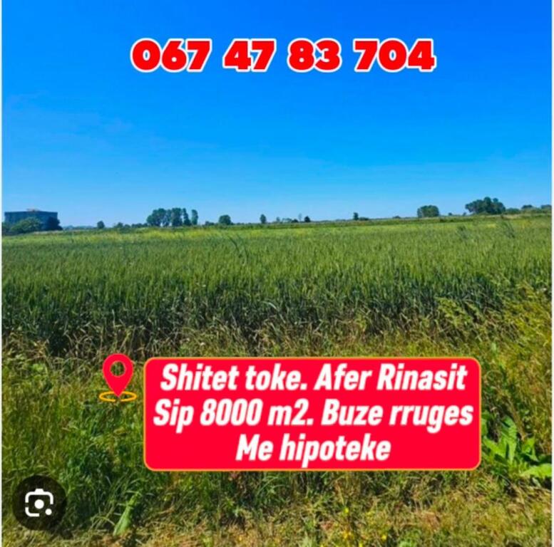 💥📍 Shitet toke në Rinas – Mundësi e Artë Investimi afat gjate biznesi 🔥