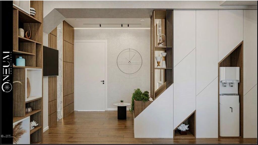 EXCLUSIVE! On Kavaja street at the Square 21 complex, a 1+1 apartment is offered for sale.