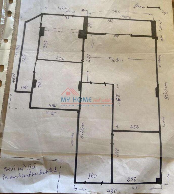 Apartment 2+1 for sale Don Bosko in Tirana