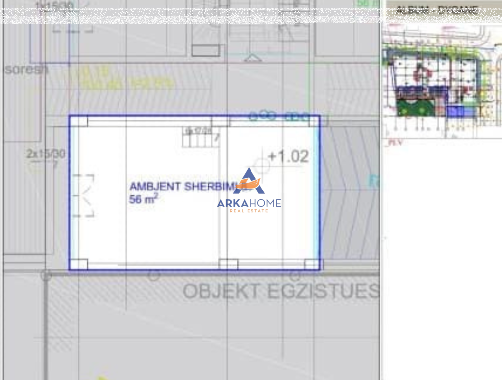 BUSINESS PREMISES FOR SALE 64M2 "ALI DEMI, NEAR XHANGOLLI" 225,400 EURO