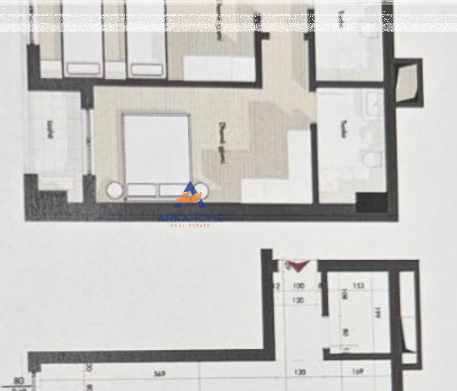 SHITET APARTAMENT 2+1+BALLKON "REZIDENCA SPLENDID, PORCELAN" 203.235 EURO