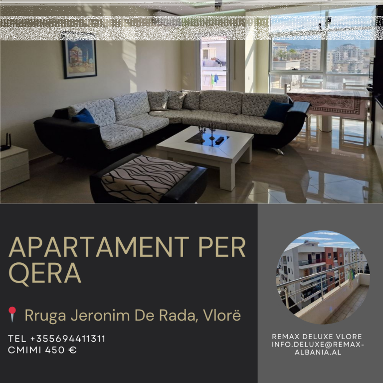  Apartament 2+1 me Qera
