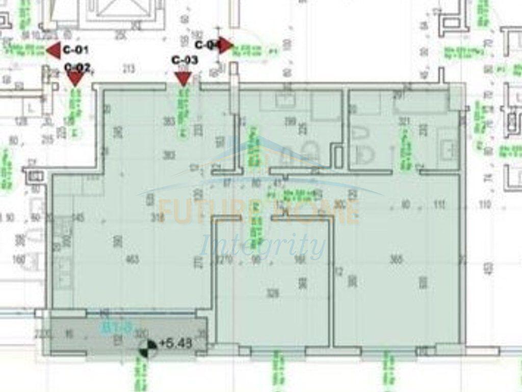 Shitet, Apartament 2+1+2, Rezidenca Porcelan 3, Tiranë.