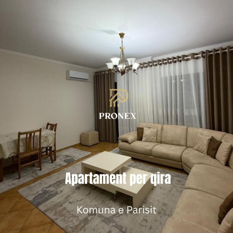 Apartment 2+1 for rent in Komuna e Parisit