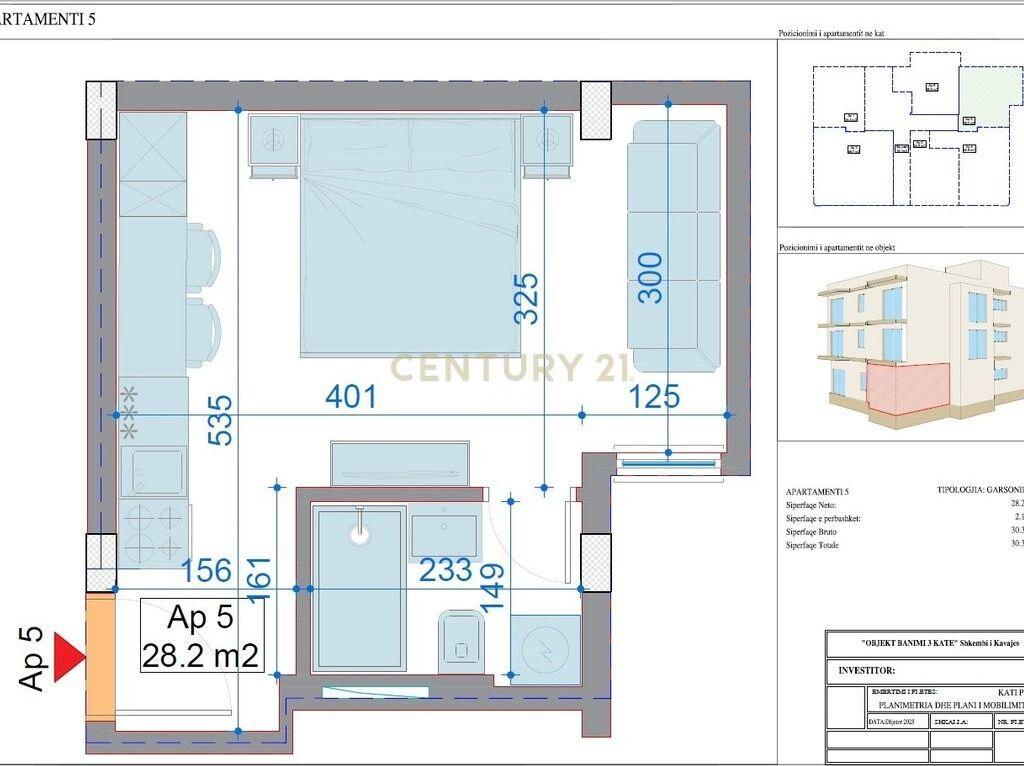 Ofrojme studio per shitje, Shkembi i Kavajes ne Durres