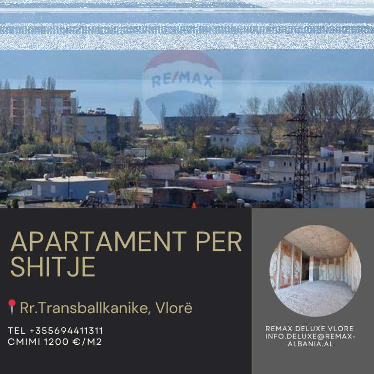 Apartament 1+1 – Për Shitje 
