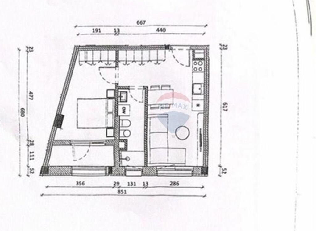 KOMPLEKSI KADIU, SHESIM APARTAMENT 1+1