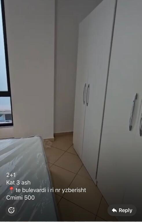 2+1, furnished, Yzberisht boulevard, 500 thousand lek