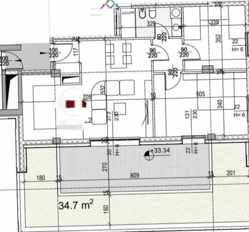 Apartament Ne Shitje 2+1 Tek 5 Maji ( ID B120763) Tirane