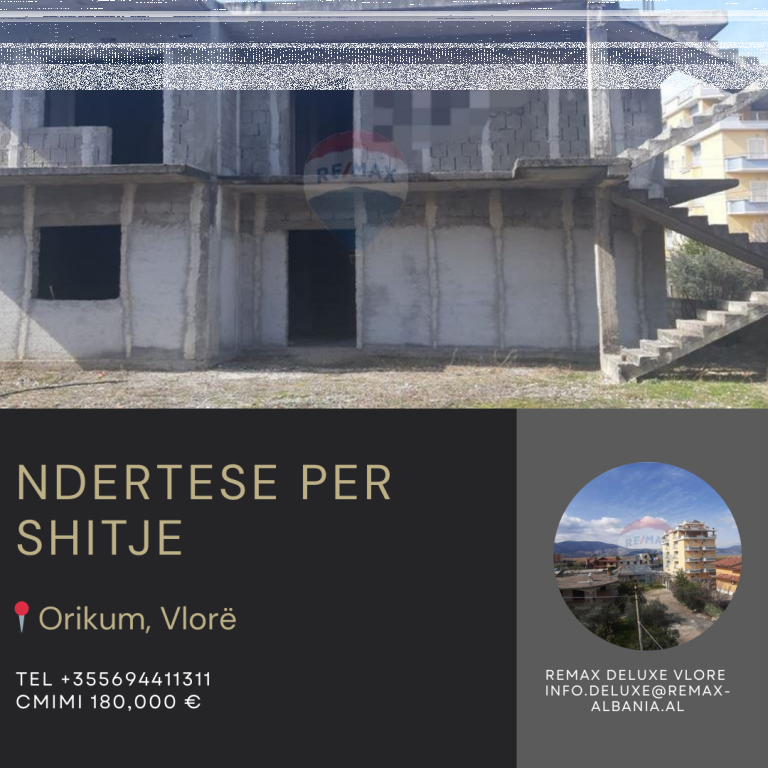 Ndërtesë 2-Katëshe për Shitje, Orikum, Vlorë