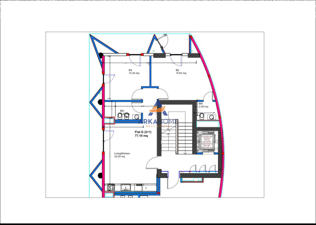 JEPET ME QERA APARTAMENT 2+1+BALLKON "TEK OLIMPIKU , AFER LIQENIT" 1500 EURO