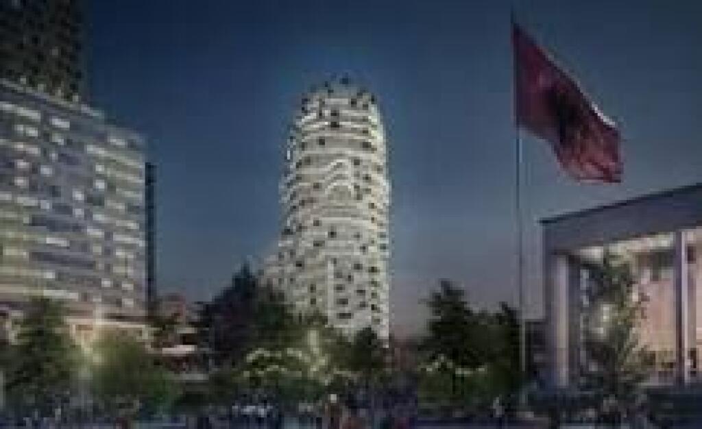 Shitet, Apartament 2+1+ depo Tirana Rock ,Qender, Tirane