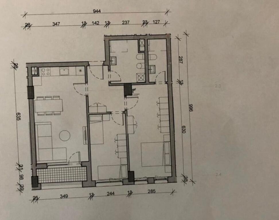 SHITET APARTAMENT 2+1 21 DHJETORI 243.000 EURO