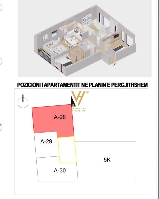 SHITET APARTAMENT 3+1+BLK TE JORDAN MISJA 293.000 EURO