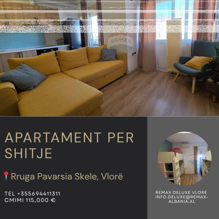 APARTAMENT 1+1 NË SHITJE