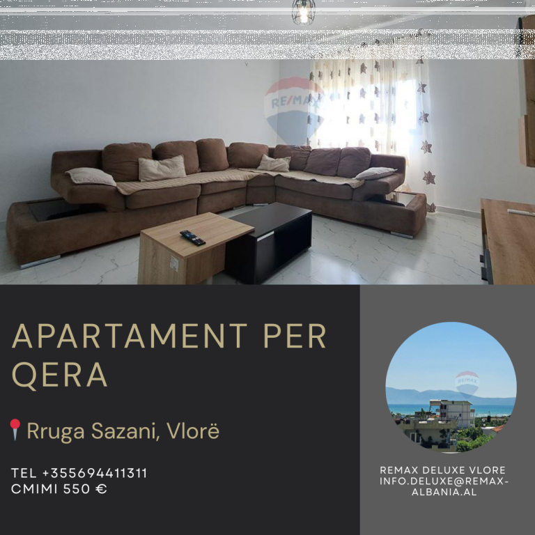 Apartament 2+1 me Qera Afatgjatë