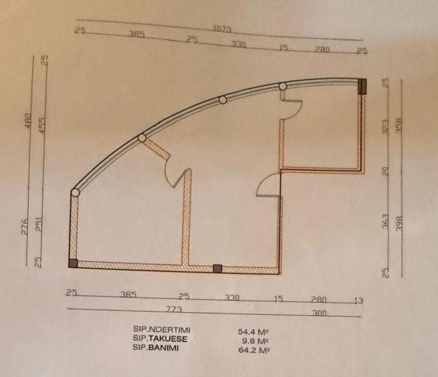 SHITET APARTAMENT 1+1 FRESK 95.000EURO