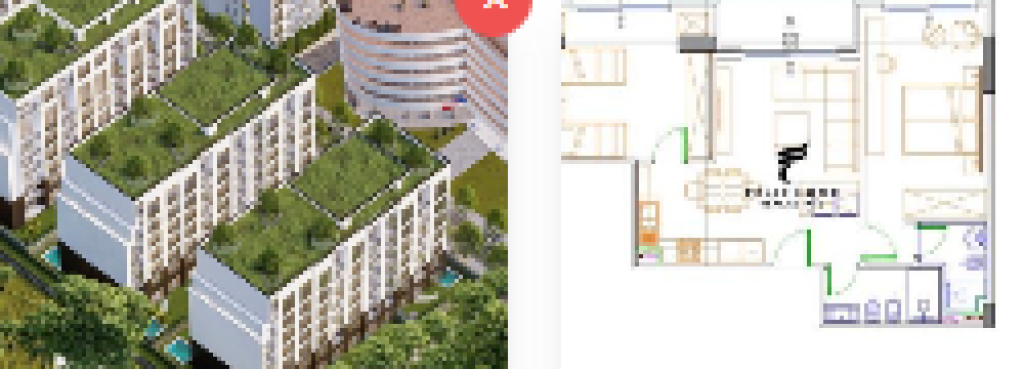 SHITET APARTAMENT 2+1 GOLEM 128.592 EURO