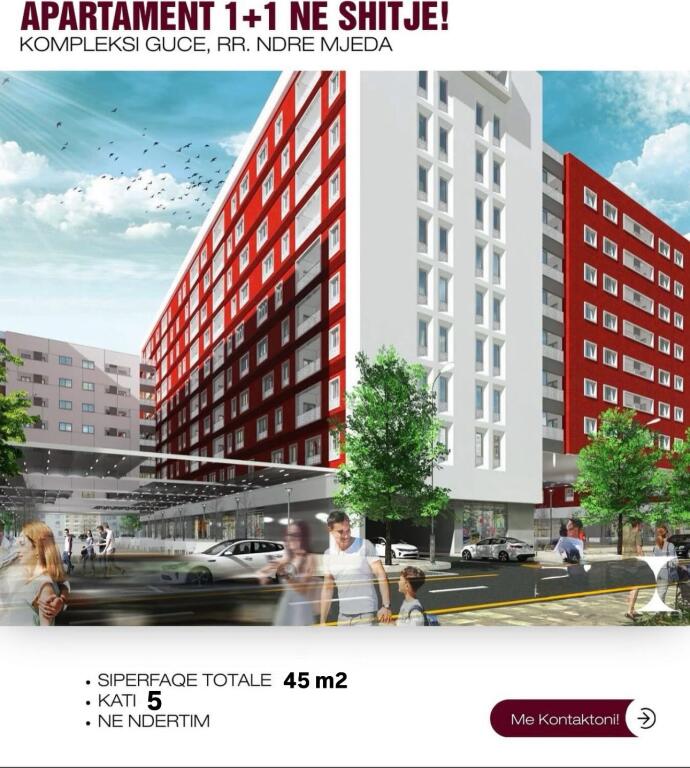 APARTAMENT 1+1 PER SHITJE TEK ISH PARKU,Tirane