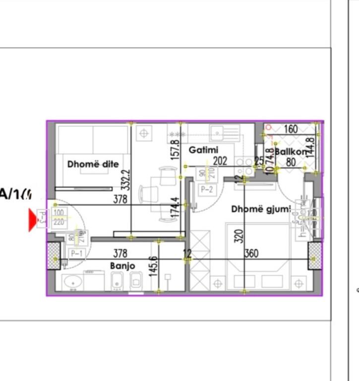 APARTAMENT 1+1 PER SHITJE TEK ISH PARKU,Tirane