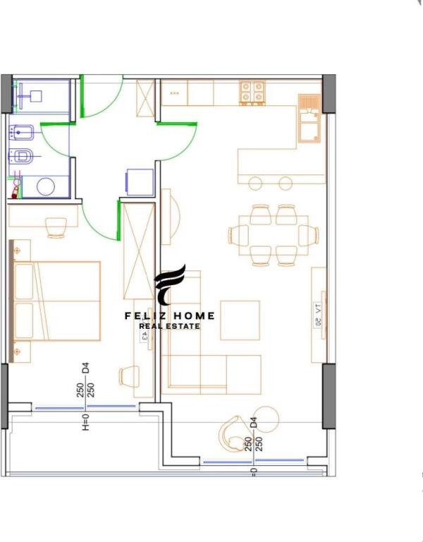 SHITET APARTAMENT 1+1 GOLEM 103.824 EURO