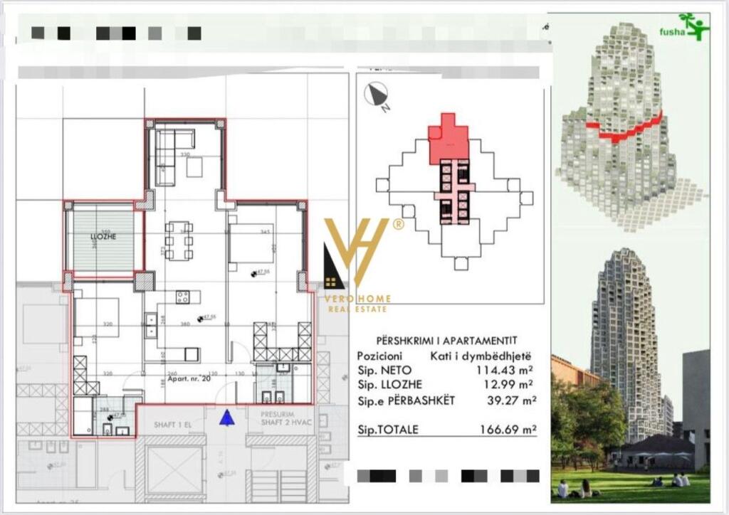FOR SALE APARTMENT 2+1+2+BLK IN CENTER 716,000 EURO