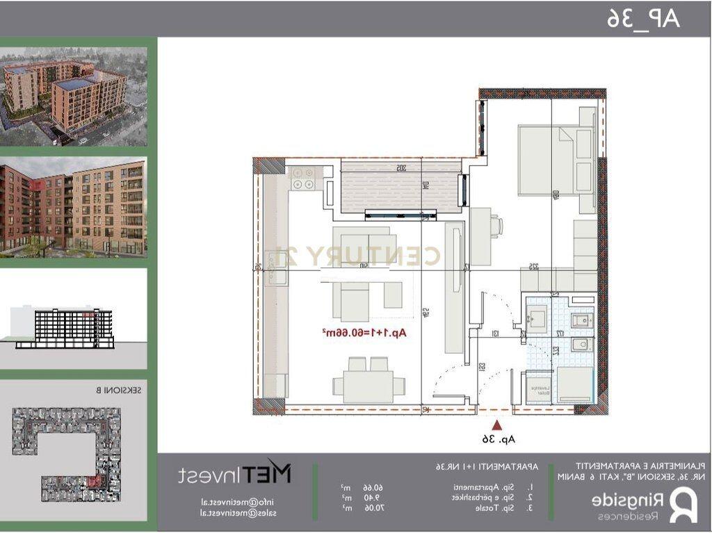 WE SELL APARTMENT 1+1 RING SIDE RESIDENCE PASKUQAN !