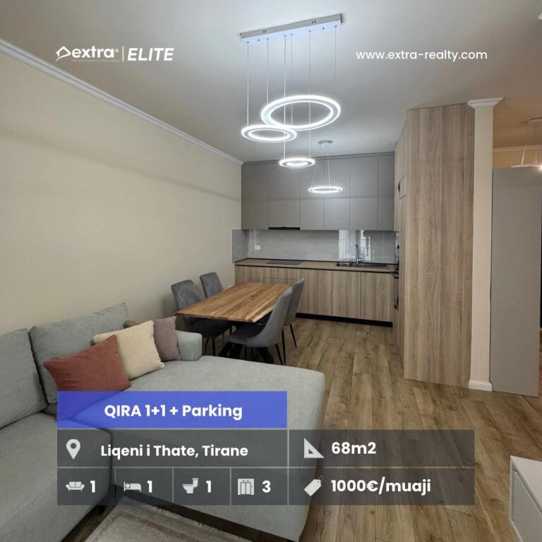 Apartment 1+1+Parking for Rent - Dry Lake, Tirana