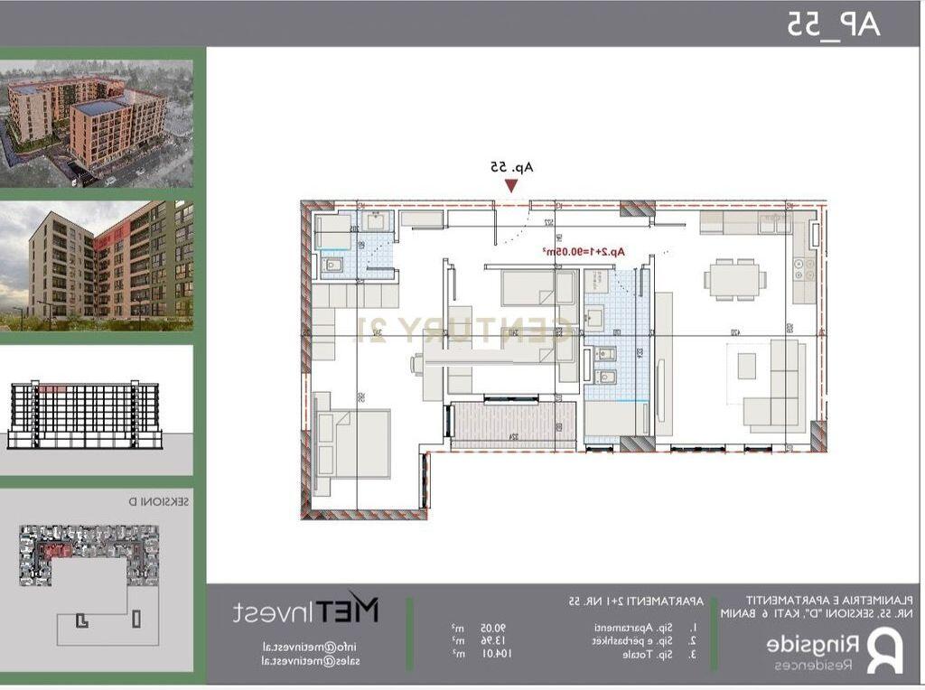 Apartment 2+2 For Sale in Paskuqan, Tirana