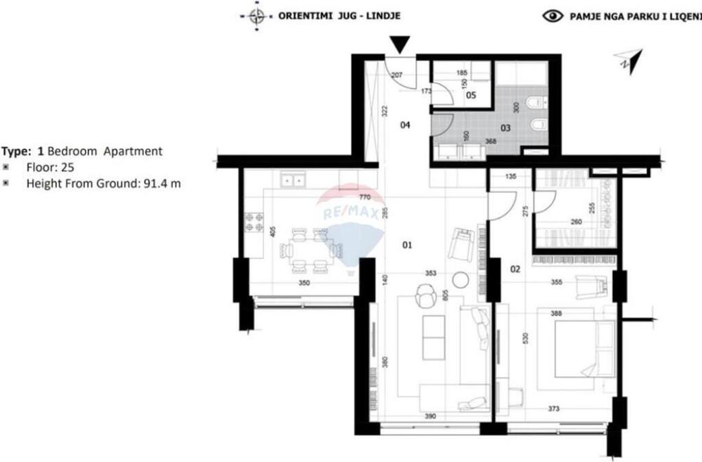 VENDESI APPARTAMENTO 1+1 A DOWNTOWN 1