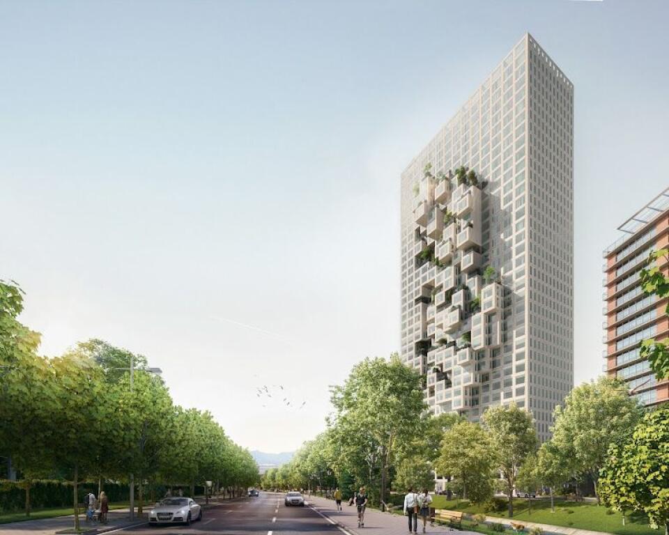 Apartment 2+1+2 DownTown One Tirana for sale