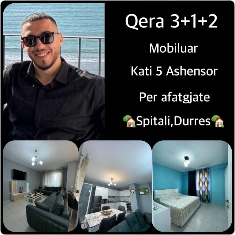 Rent 3+1+2 with balcony 📍Spitali • 500€ net✅  📲