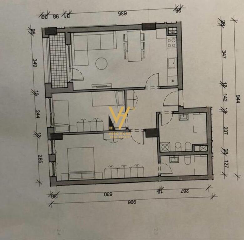 SHITET APARTAMENT 2+1+2+BLK TE INXHINIERIA 235.000 EURO