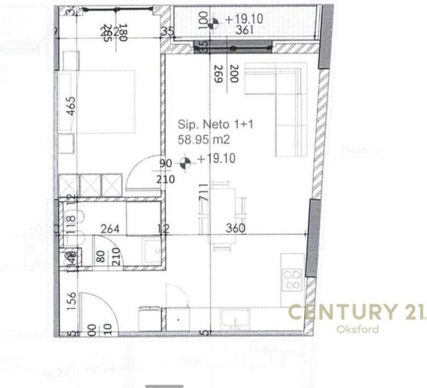 SHITET APARTAMENT 1+1, tek Ish Fusha e Aviacionit