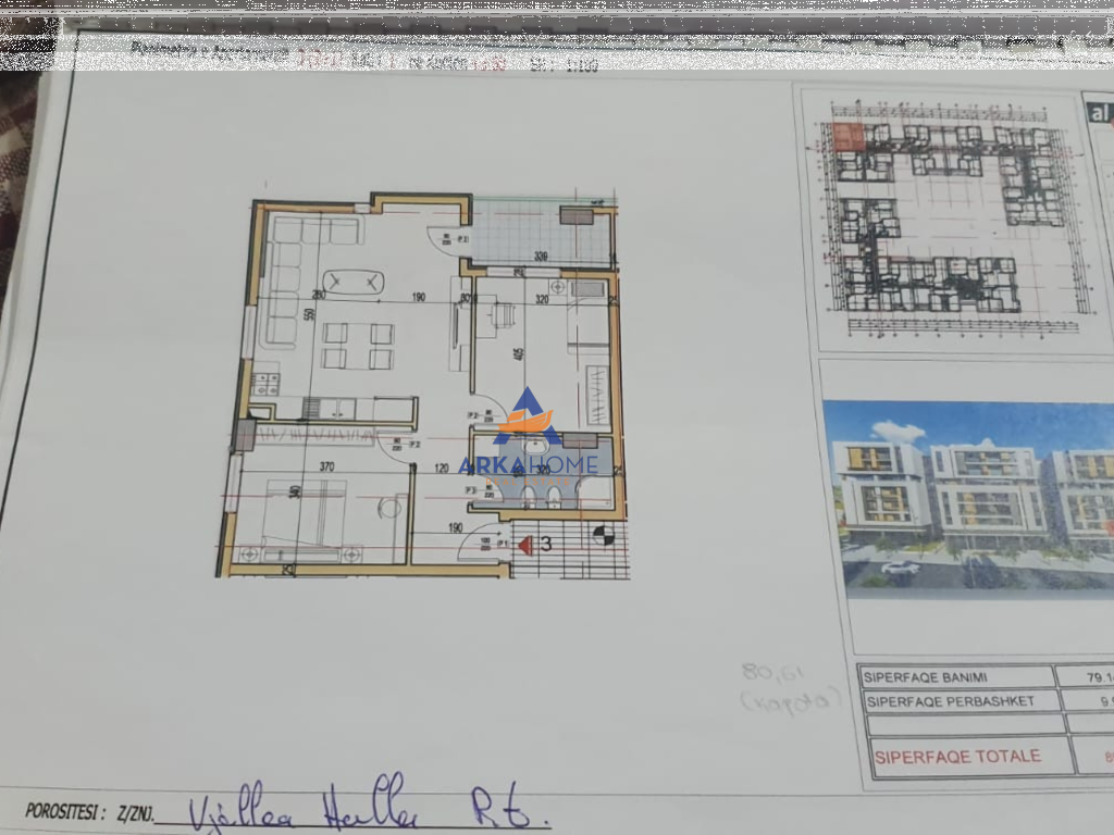 AFFITTASI APPARTAMENTO 2+1+BALCONE "SHKOZE" 750 EURO