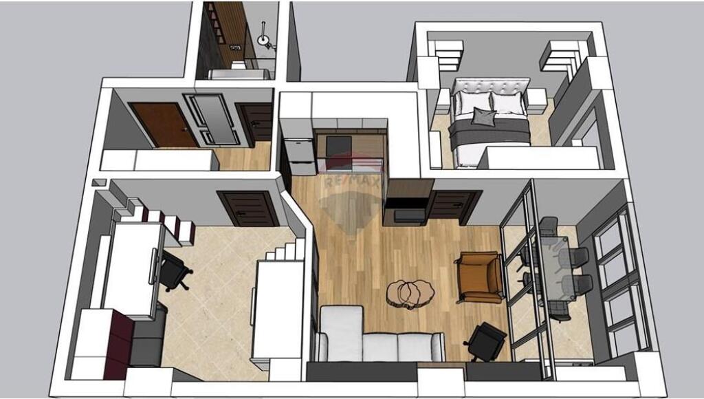 Furnished 2+1 apartment