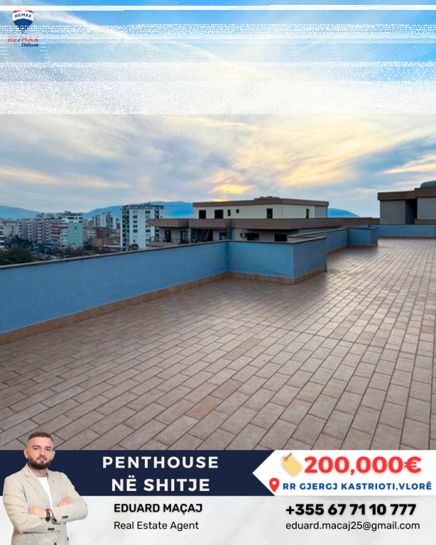 🏙️ PENTHOUSE FOR SALE – VLORË