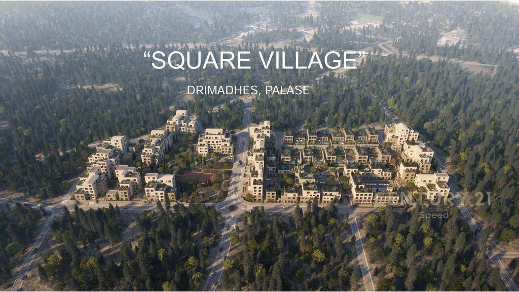 2+1 apartment and parking space for sale in Dhërmi, Vlora in the Square Village complex!!