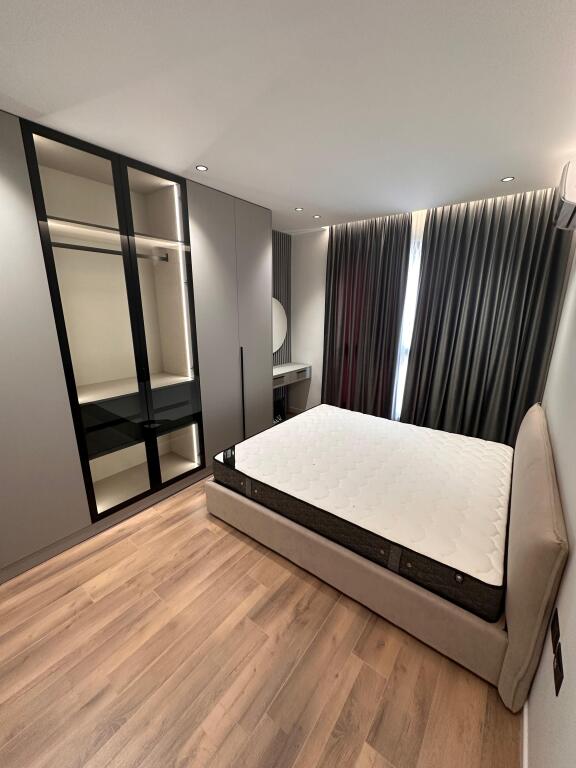 Apartment 1+1 for rent – At Casa Italia  The apartment is located on the 6th floor of a new building with an elevator. It is currently being furnished, which will be completed by February 1st. Modern and suitable living space.  Price: 550 € / month