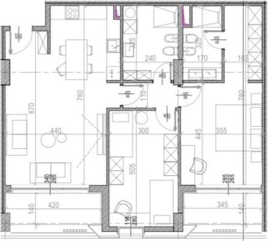 FOR SALE APARTMENT 2+1 RIVER SIDE RESIDENCE 271,000 EURO