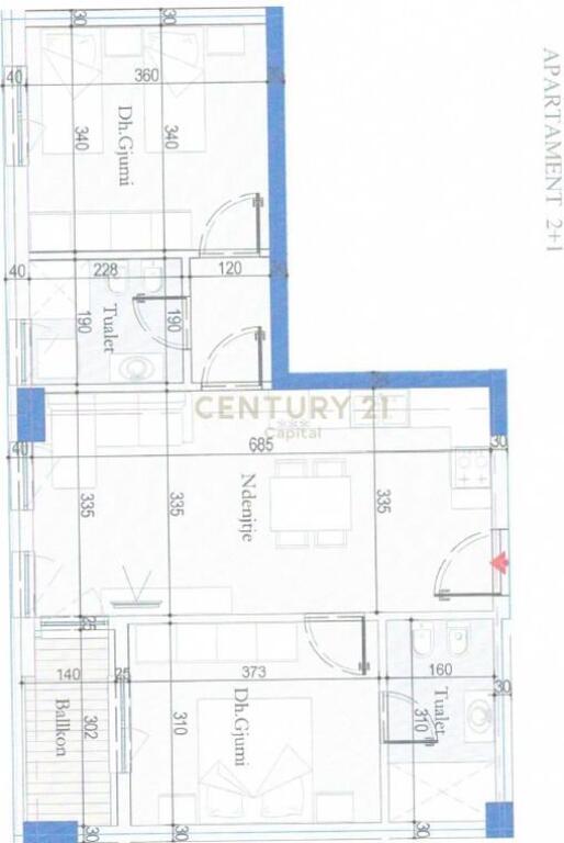 We sell 2+1+2 apartment at Tirana Entry! 117,990 €